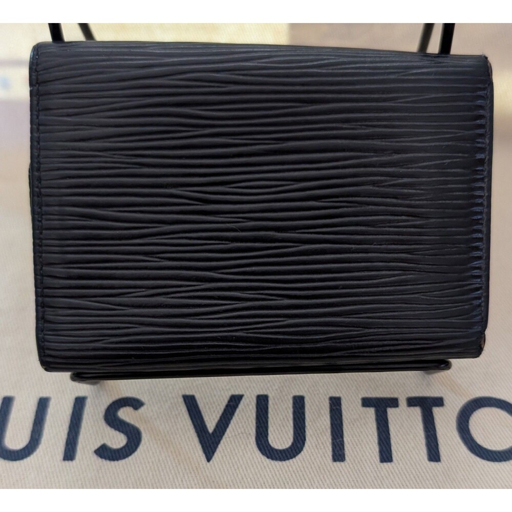 LOUIS VUITTON Epi Leather Key Holder CA1924 Black Vintage 1994 - Picture 2 of 5